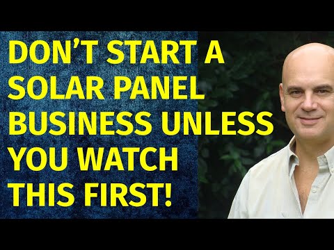 Cómo iniciar un negocio solar
