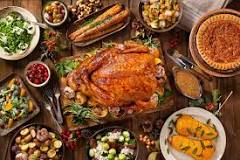 What are 3 foods for Thanksgiving?